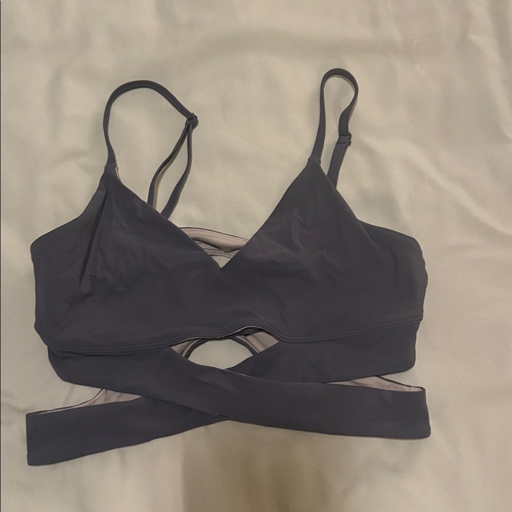 Lululemon Purple Strappy Sports Bra